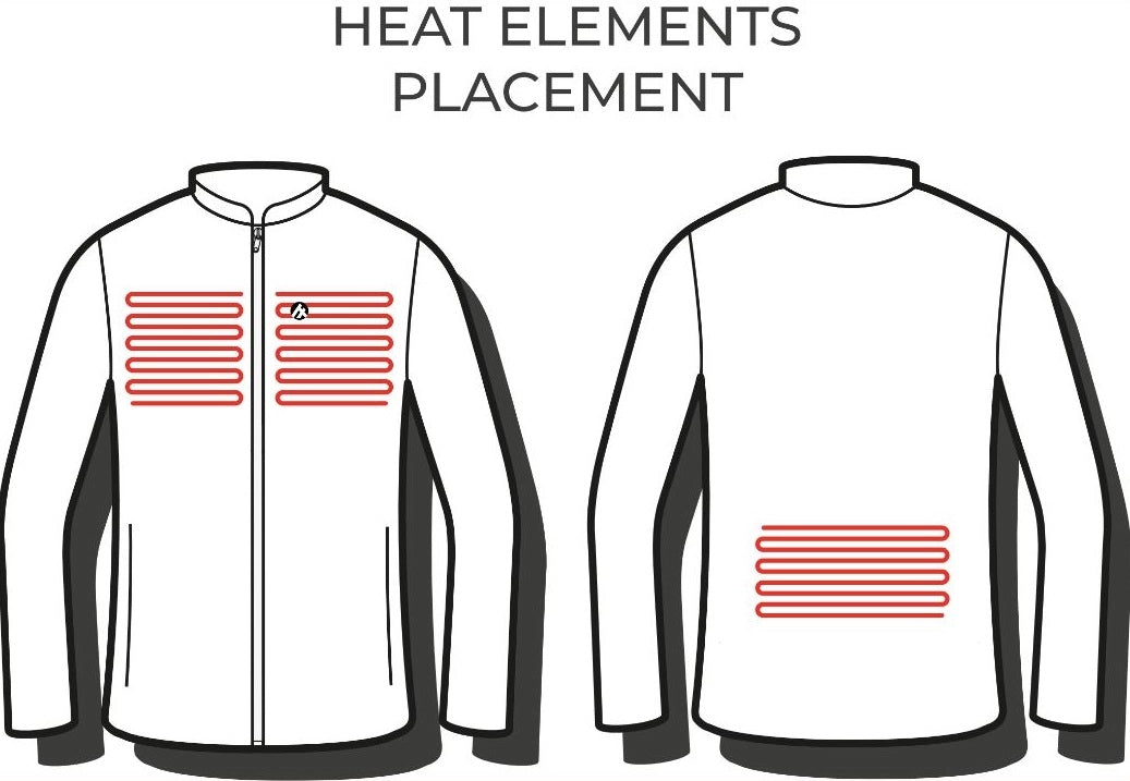 HeatX Allround Jacket värmejacka herr svart, produkten från en annan vinkel 7