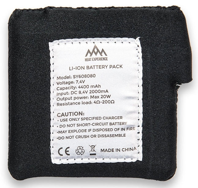 HeatX 4400mAh batteri för uppvärmda kläder