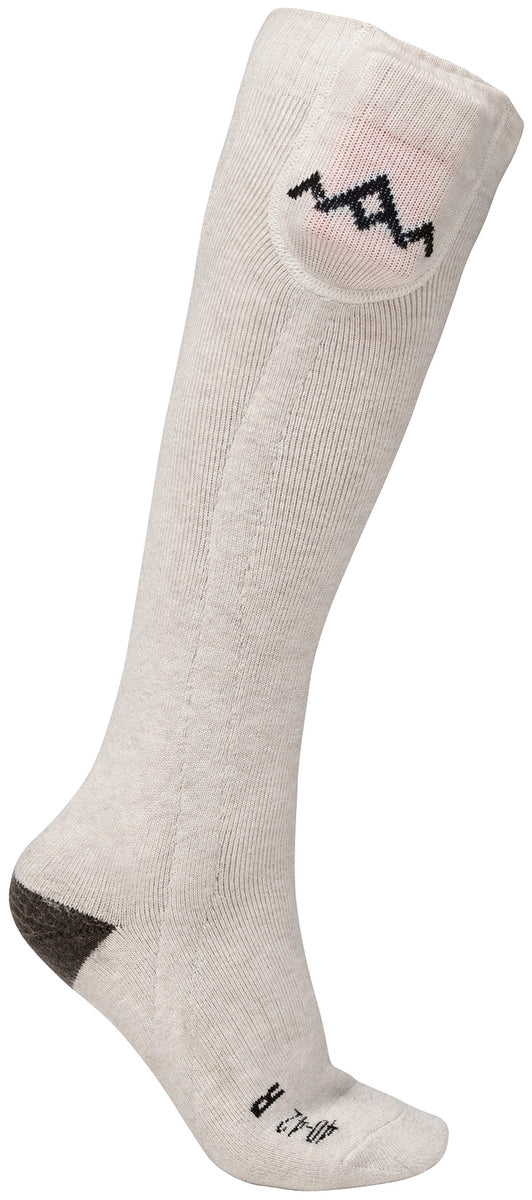 HeatX Heated Everyday Socks V2 värmestrumpor i creme