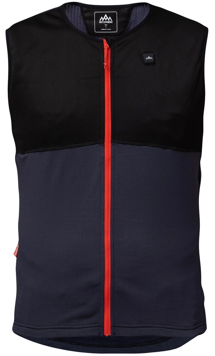 HeatX Heated Inner Vest uppvärmd väst unisex i marinblått och svart