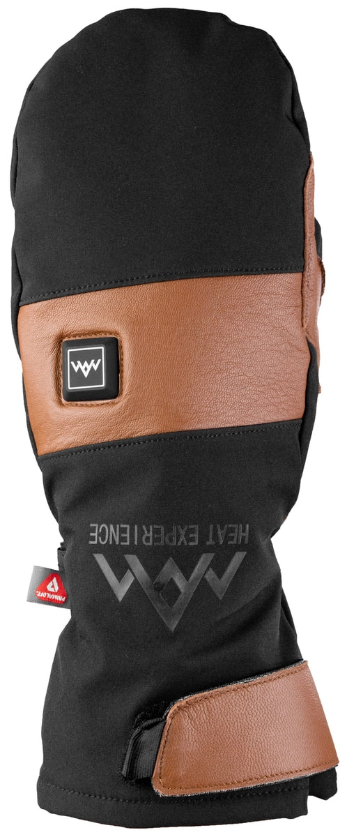 HeatX Heated Outdoor Mittens uppvärmda vantar i brunt och svart