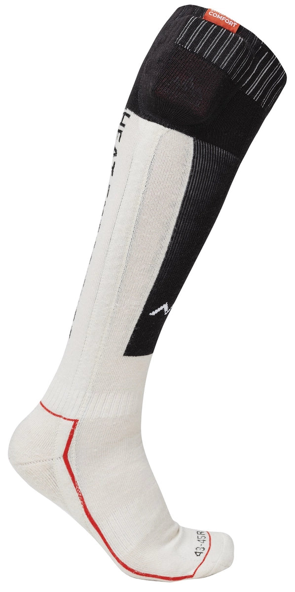 HeatX Heated Technical Socks i sand och svart, uppvärmda strumpor med batteri