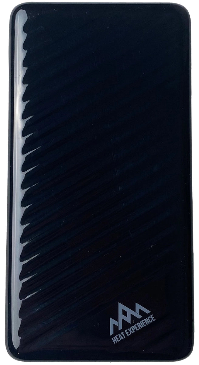 HeatX Powerbank 10 000 mAh svart med USB-A och USB-C