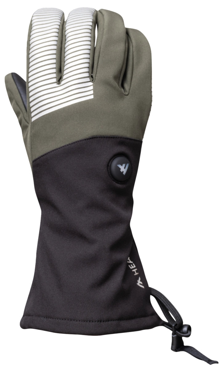 HeatX Velo Gloves värmehandskar oliv/svart, produkten från en annan vinkel 4