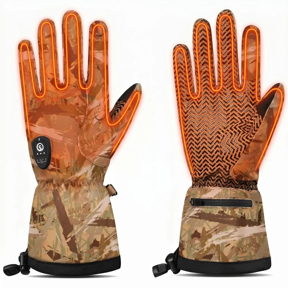 Savior Heat Marsh Camo Hunting 2.0 värmehandskar, produkten från en annan vinkel 1