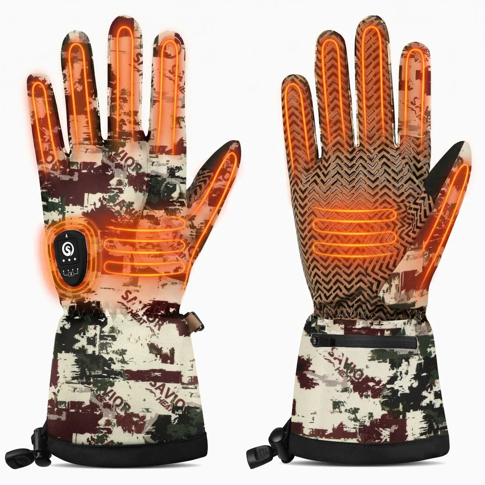 Savior Heat Rock Camo Hunting 2.0 värmehandskar, produkten från en annan vinkel 1