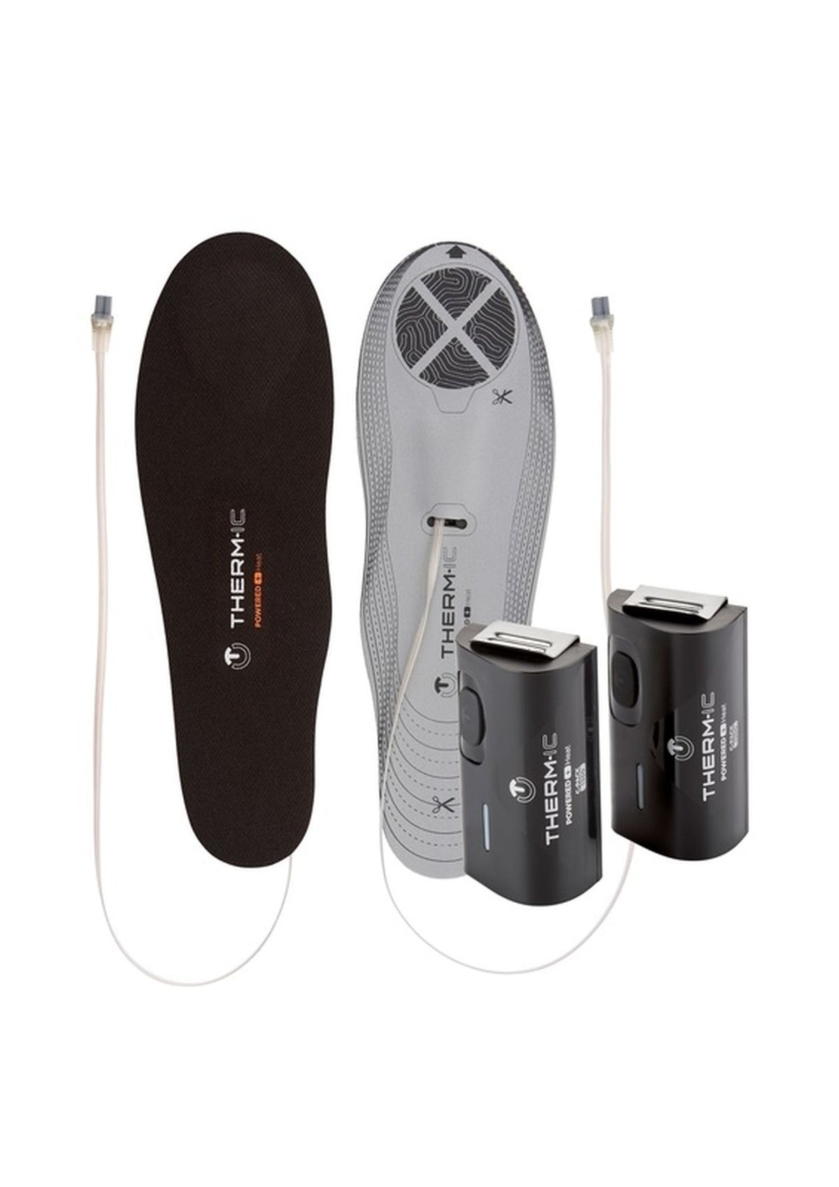 Therm-ic Set Heat Flat + C-pack 1300 B värmesulor svart, produkten från en annan vinkel 1