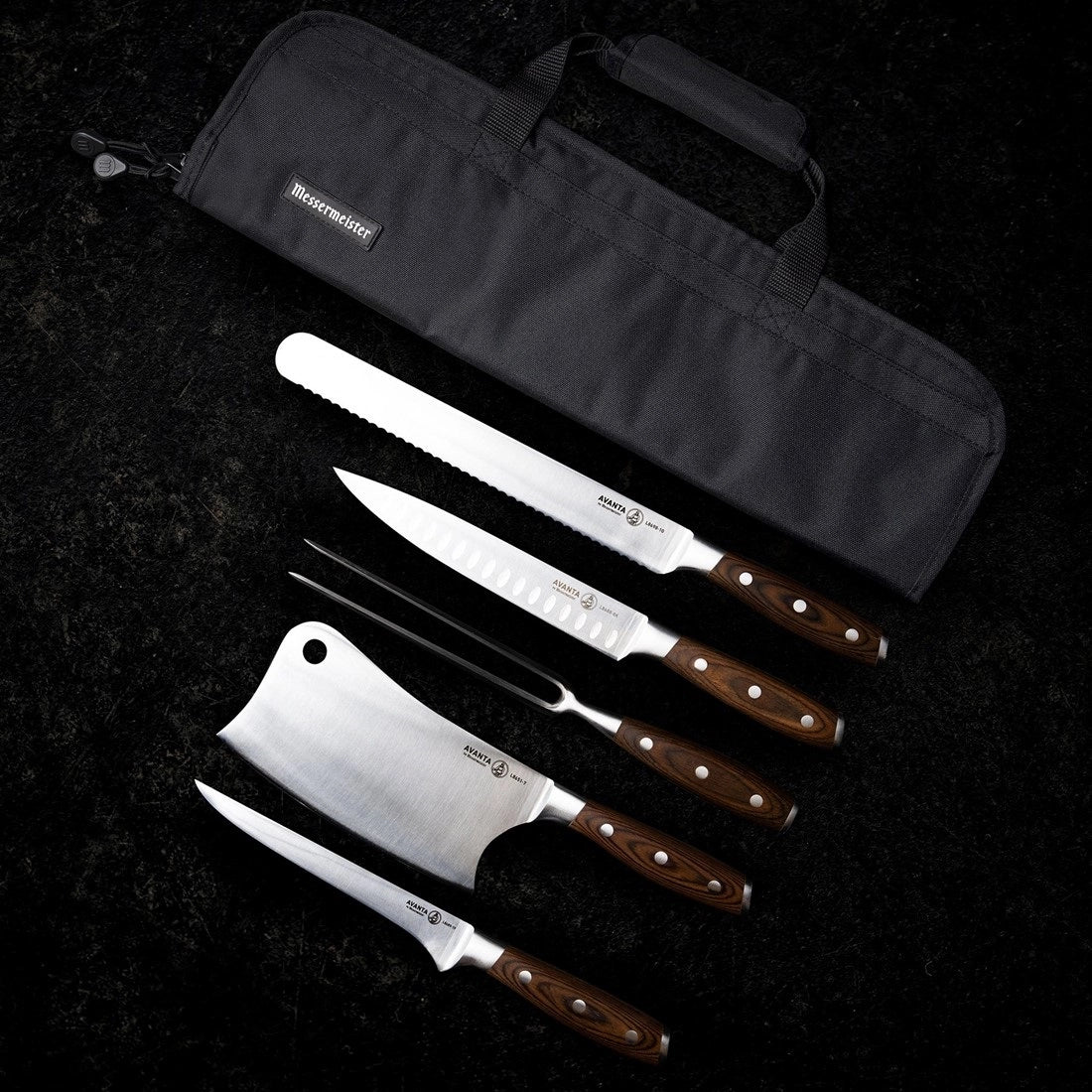 Messermeister Avanta 6-piece BBQ Set knivset, detaljbild 1