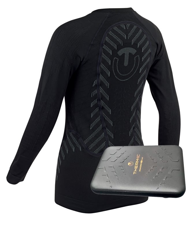 Therm-ic S.E.T.® Set Ultra Warm Baselayer Shirt Women värmetröja svart, produkten från en annan vinkel 1