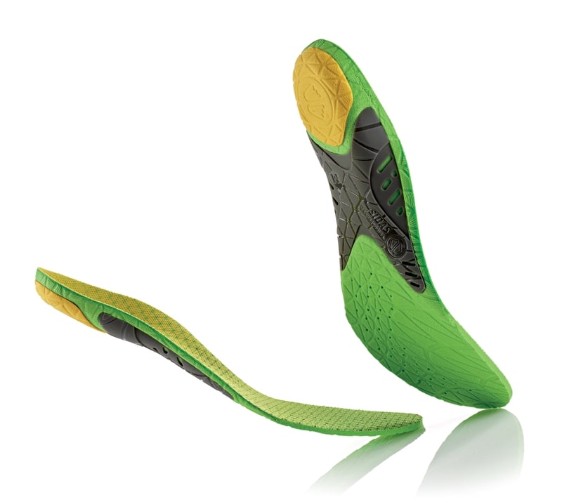 Sidas 3D Run Sense Green/Yellow fotbädd, produkten från en annan vinkel 1