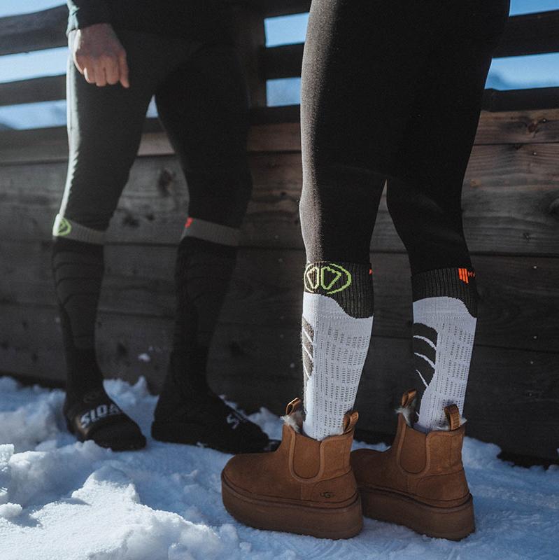 Sidas Ski Comfort Socks Black/Grey skidstrumpor, detaljbild