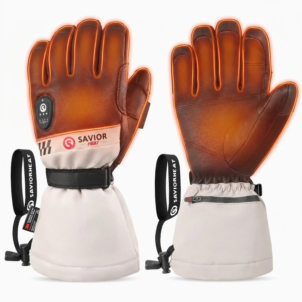 Savior Heat Goatskin Ski 2.0 värmehandskar, produkten från en annan vinkel 1