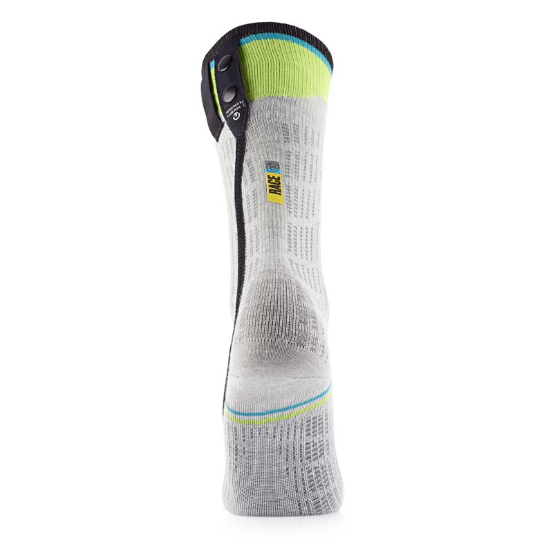 Sidas S.E.T® Ski Race Socks White/Yellow skidstrumpor, produkten från en annan vinkel 1