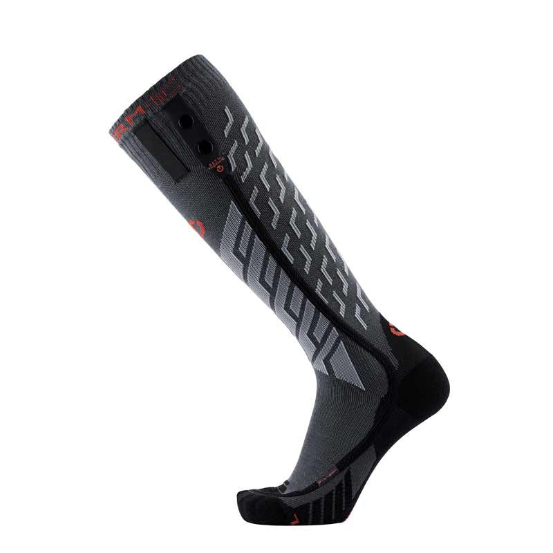 Therm-ic S.E.T® Ultra Warm Performance Socks värmestrumpor grå/orange, produkten från en annan vinkel 2