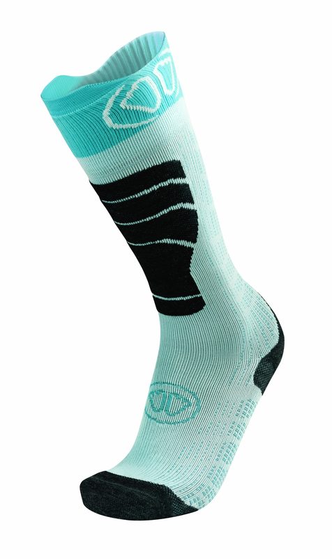 Sidas Ski Comfort Lady Socks Blue/White skidstrumpor, produkten från en annan vinkel 1