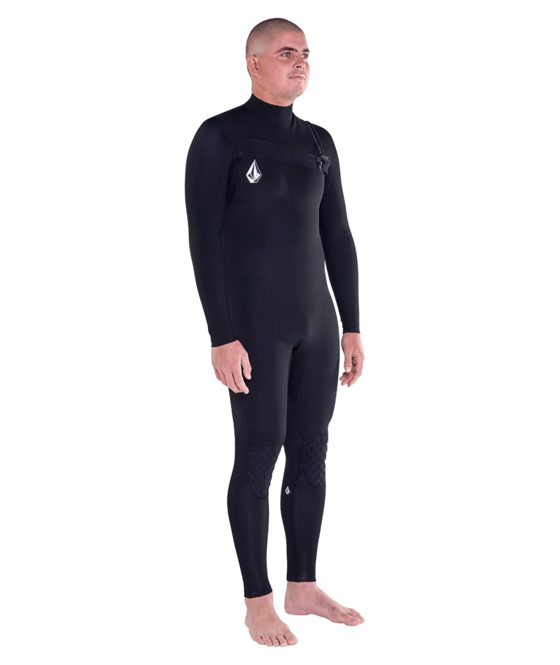 Volcom 4/3mm Chest Zip Fullsuit våtdräkt svart, detaljbild 1