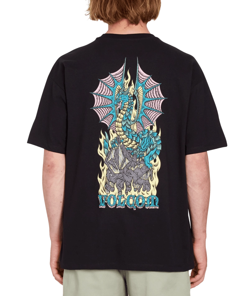 Volcom Alstone LSE SS Tee t-shirt svart, detaljbild 1