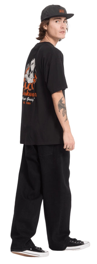 Volcom Always Grinding SS Tee t-shirt svart, produkten från en annan vinkel 3