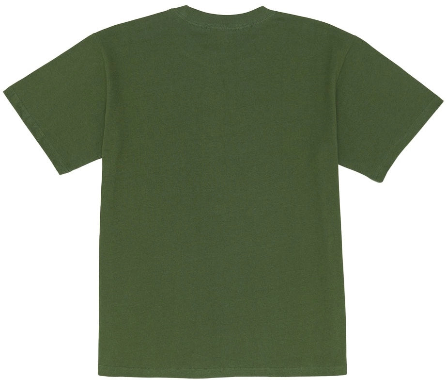 Volcom Dental SS Tee t-shirt mörkgrön, produkten från en annan vinkel