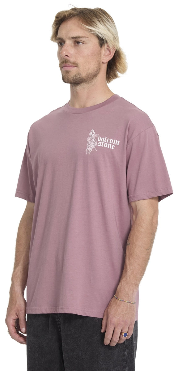Volcom Eternal Stoke SS Tee t-shirt rosa, produkten från en annan vinkel 1