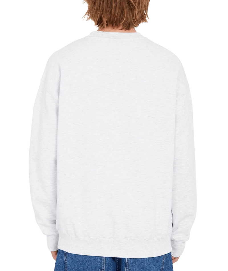 Volcom FA Todd Bratrud Crew tröja gråmelerad, detaljbild