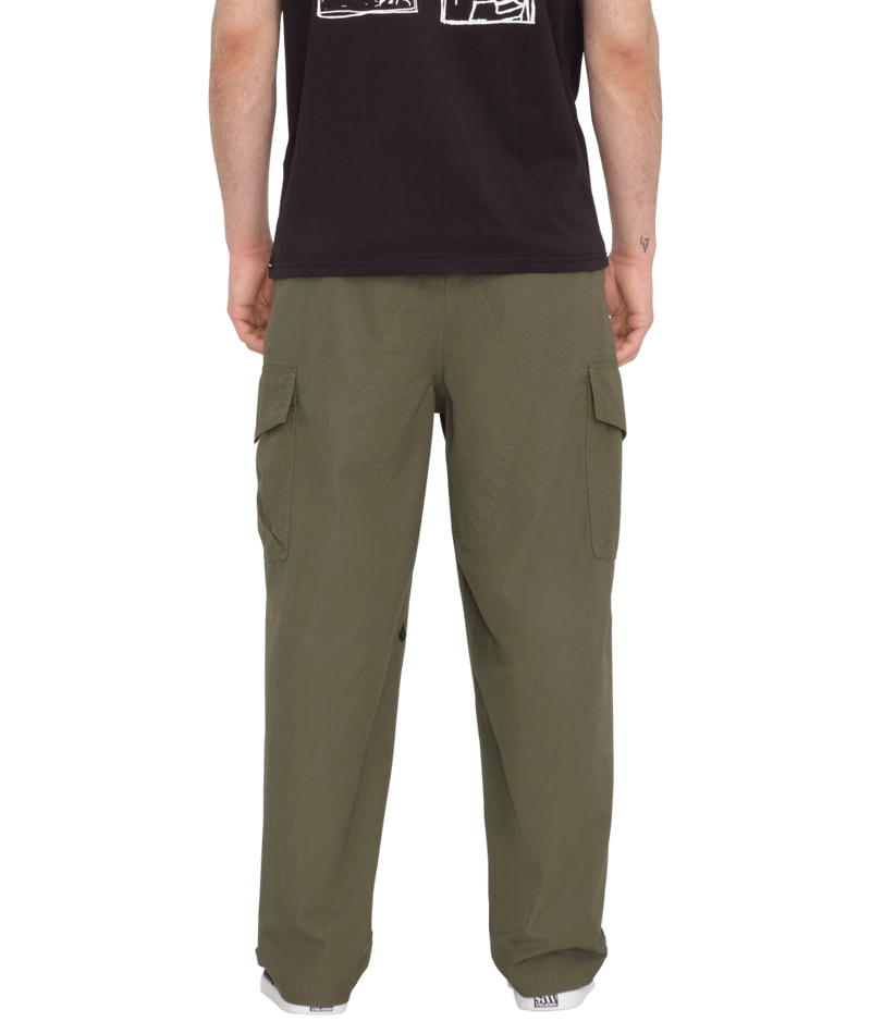 Volcom Grande Barracks Cargo Pant cargobyxa mossgrön, detaljbild 1