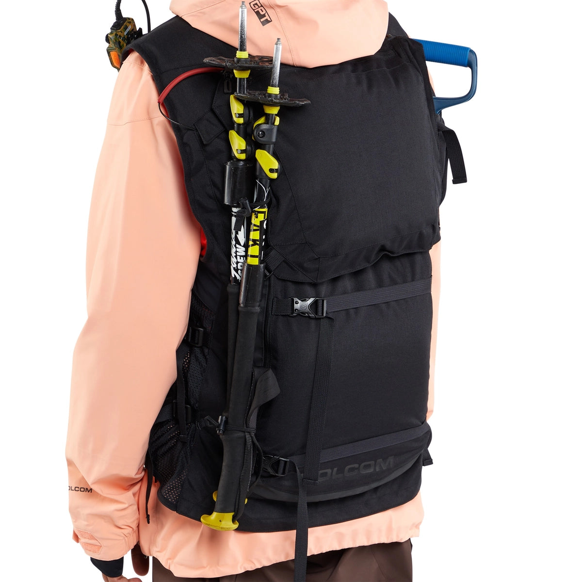 Volcom Iguchi Slack Vest skidjacka svart, produkten från en annan vinkel 1