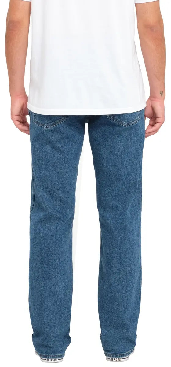 Volcom Modown Denim jeans tvättad blå, produkten från en annan vinkel 1
