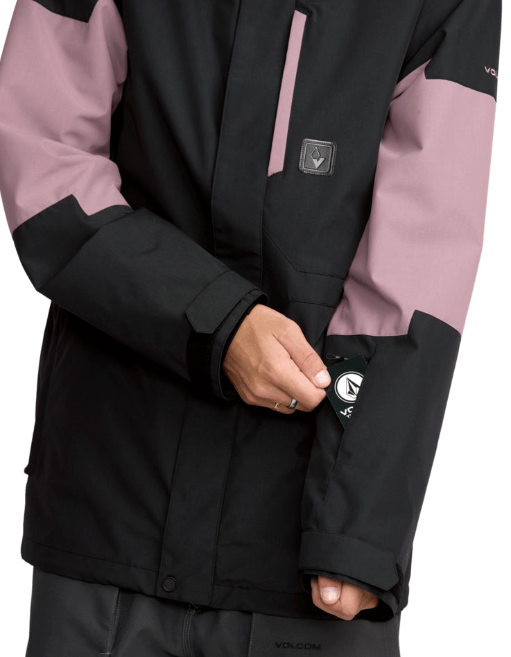 Volcom Primry Jacket skidjacka mauve, produkten från en annan vinkel 1