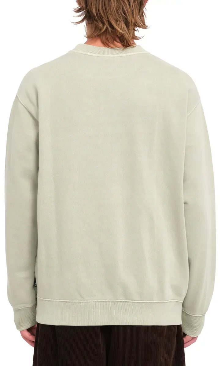 Volcom Single Stone PW Crew tröja grön, produkten från en annan vinkel
