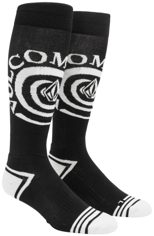 Volcom Spiral Over-The-Calf Sock skidstrumpor svart, produkten från en annan vinkel 5