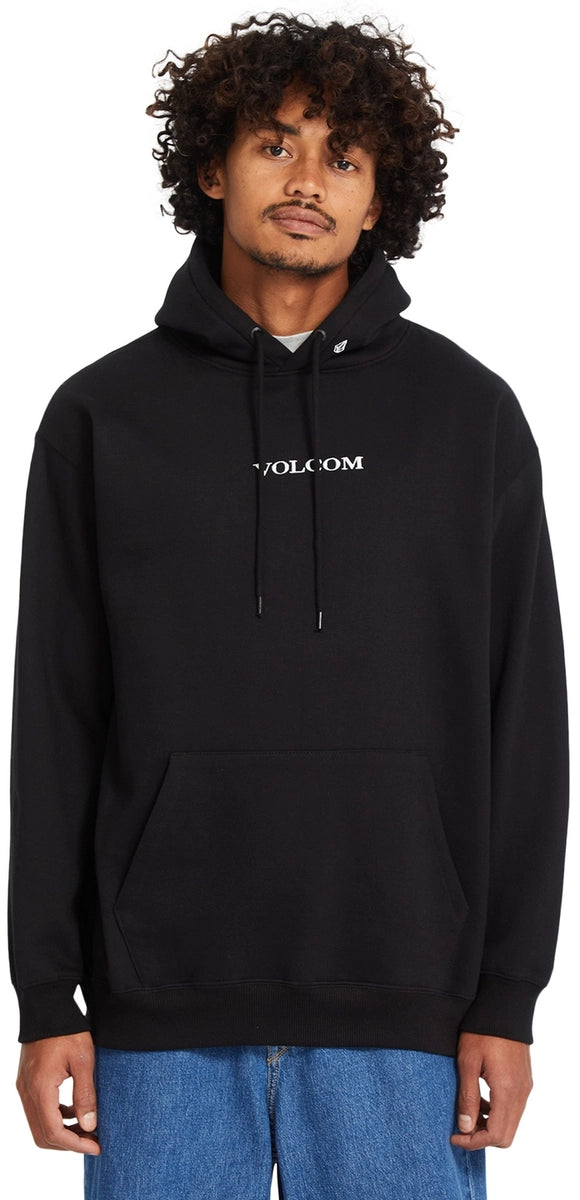 Volcom Stone Pullover Fleece huvtröja svart, produkten från en annan vinkel 1