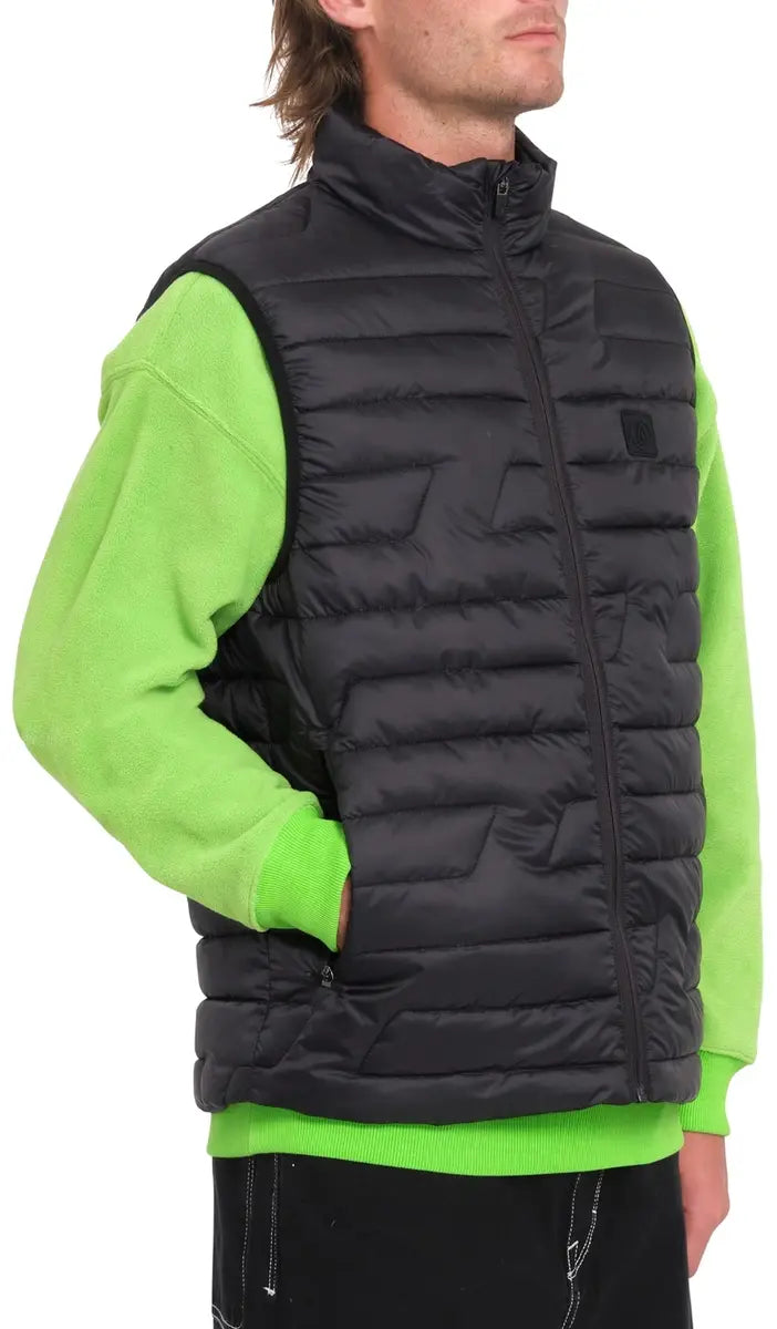 Volcom Weestone Puff Vest vinterjacka svart, produkten från en annan vinkel 1