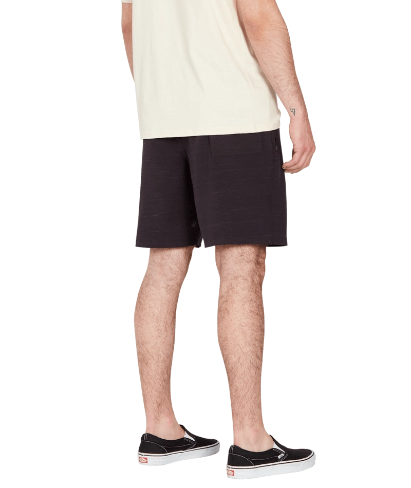 Volcom Wrecpack Hybrid 19 badshorts svart, detaljbild 1
